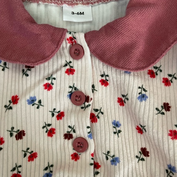 Floral bubble with Peter Pan collar size 3-6 months - Picture 3 of 3
